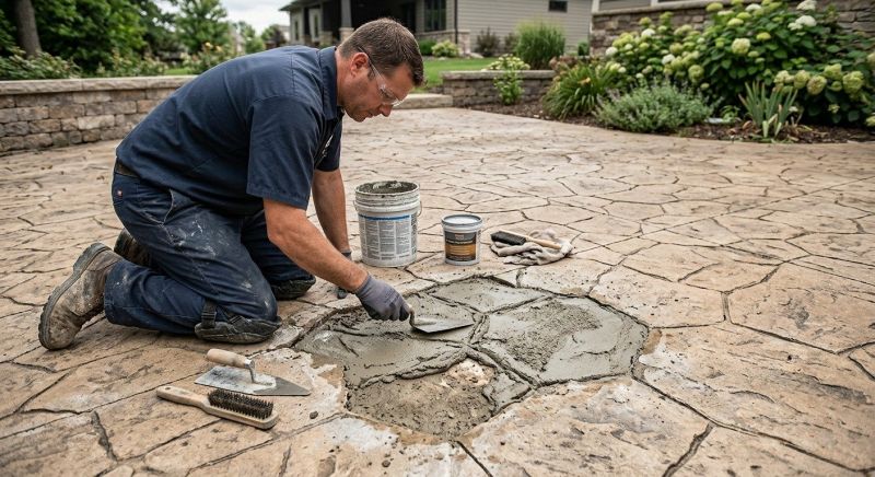 Decorative Concrete Repair in Acworth, GA